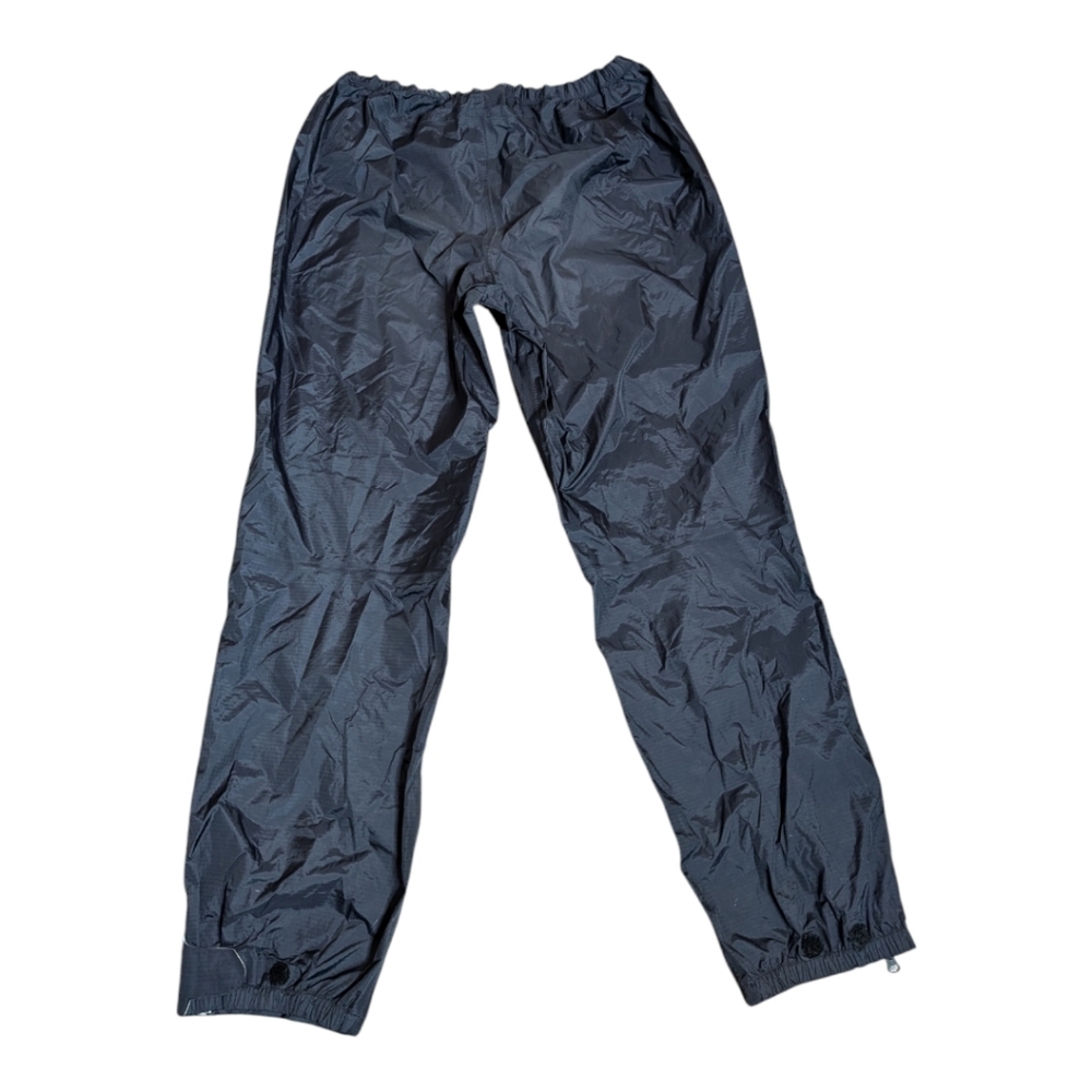 GOLITE Black Thin Nylon PACKABLE WINDBREAKER PANTS Rain Hike Gym Layer Womens XL - Picture 2 of 8